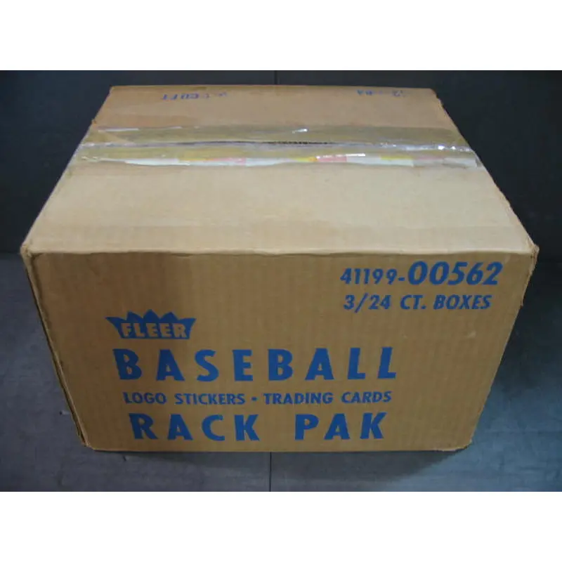 1988 Fleer Baseball Rack Pack Case (3 Box) (Authenticate)