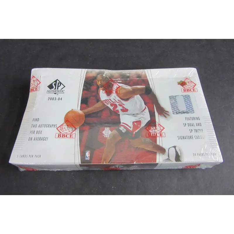 2003/04 Upper Deck SP Authentic Basketball Box (Hobby) (BBCE)