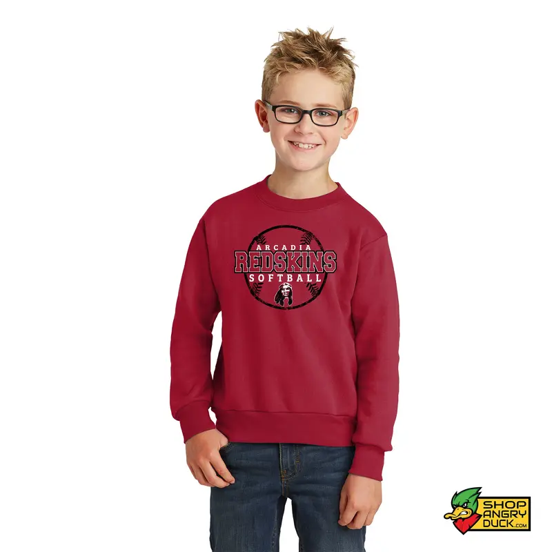 Arcadia Softball Youth Crewneck Sweatshirt