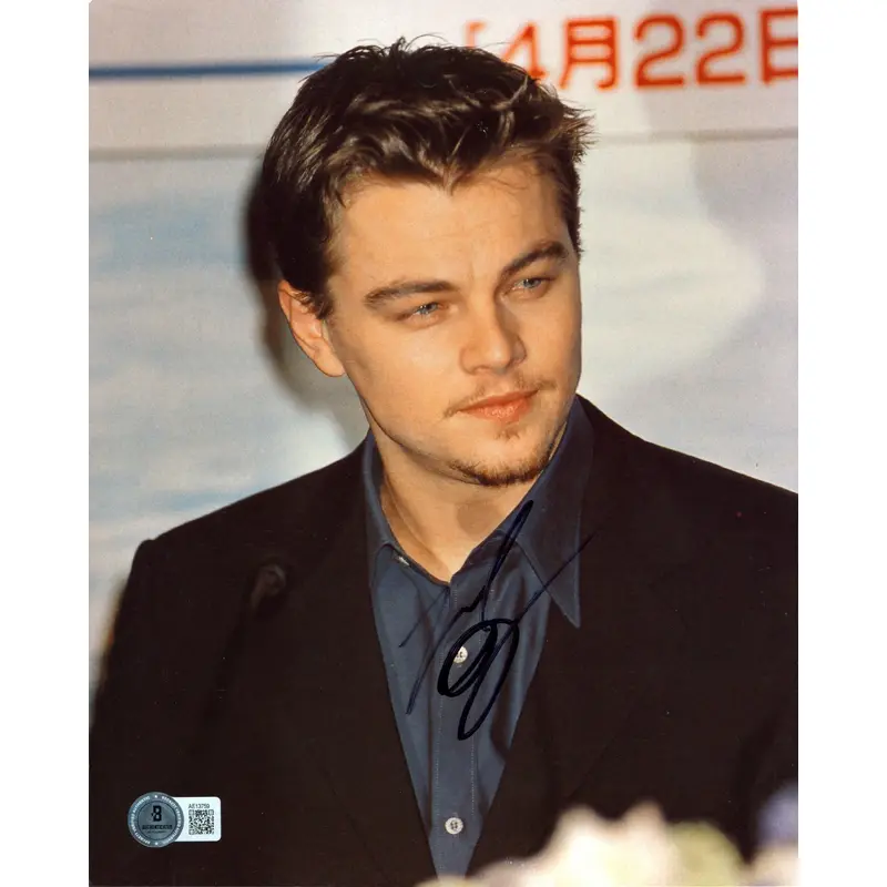Leonardo DiCaprio The Wolf of Wall Street Authentic Signed 8x10 Photo BASAE13759