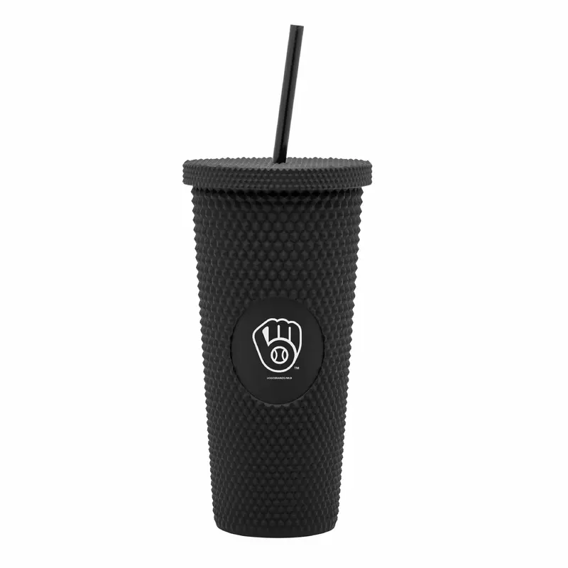 Milwaukee Brewers 24oz Studded Tumbler