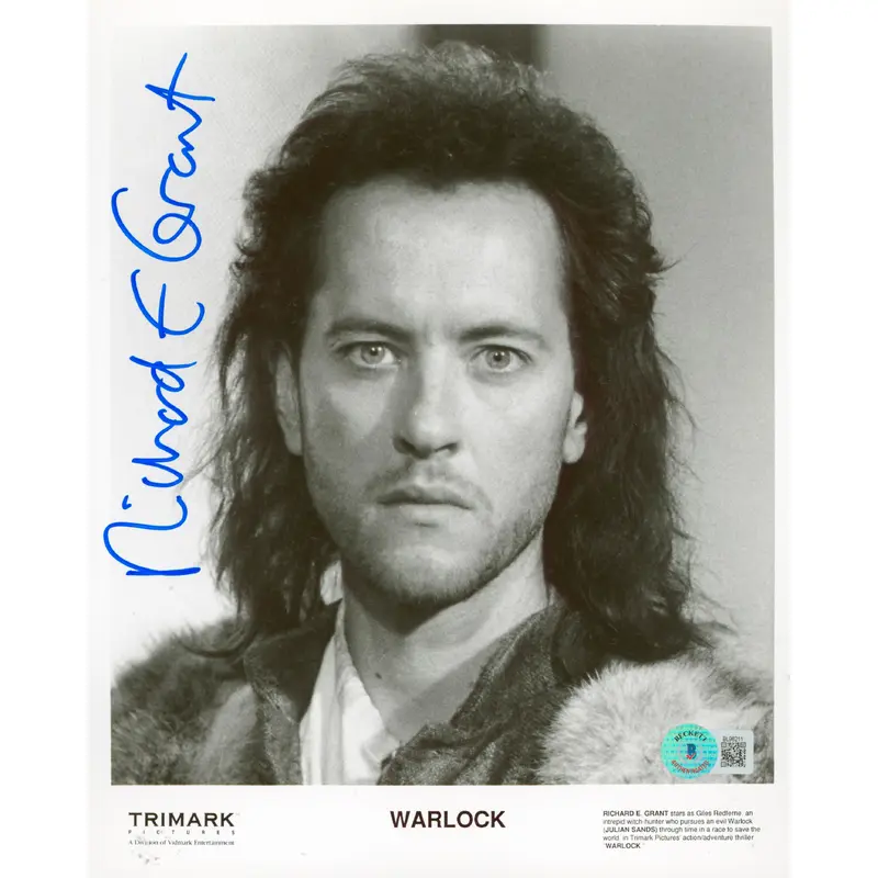 Richard E. Grant Warlock Authentic Signed 8x10 Photo Autographed BAS #BL96211