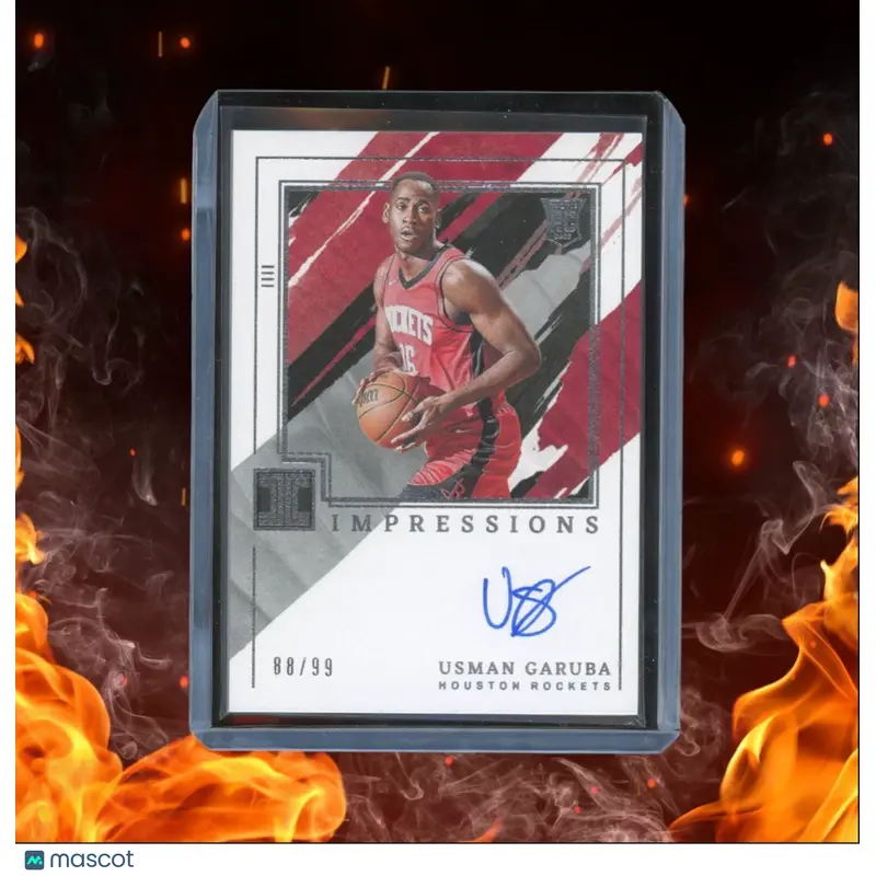 2021-22 Panini Impeccable Usman Garuba Impressions Rookie Auto 88/99 #IM-USM