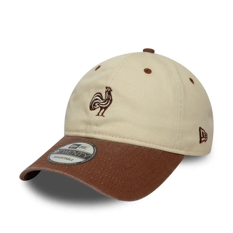 French Federation Of Rugby Contrast Visor Cream 9TWENTY Adjustable Cap