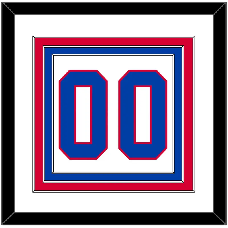 Washington Number (Back) - 2011 Winter Classic White - Triple Mat 1