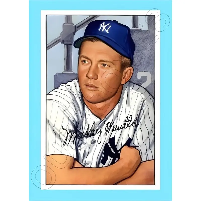 Mickey Mantle 1952 Bowman Reproduction Card - 4027