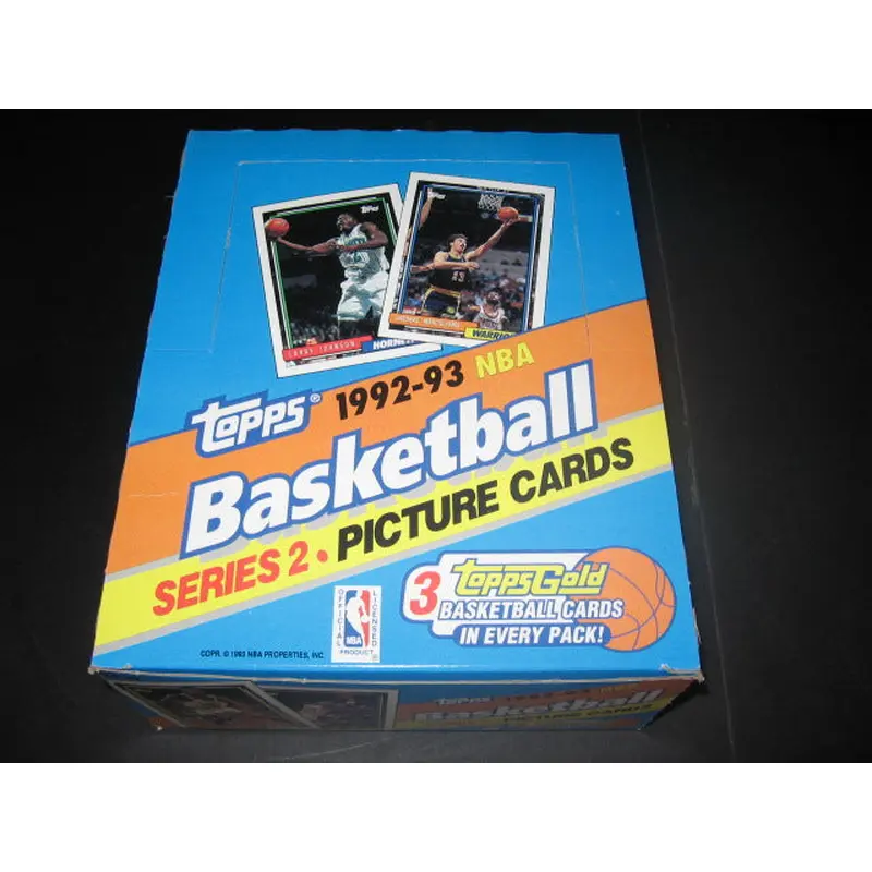 1992/93 Topps Basketball Unopened Rack Pack (Authenticate)