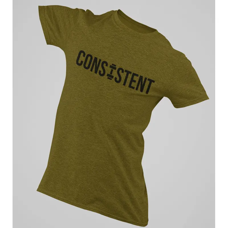 Men's Consistent T-Shirt (Olive) Wod Armour | Kibi Sports