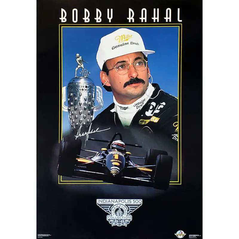 Bobby Rahal Indy 500 Champion Series Racing Superstar Poster - Costacos Brothers 1994