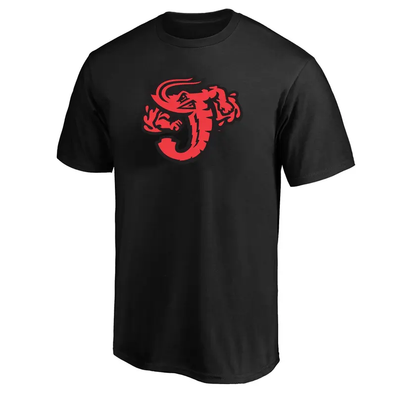 Jacksonville Jumbo Shrimp Profile Big & Tall Black Logo Tee