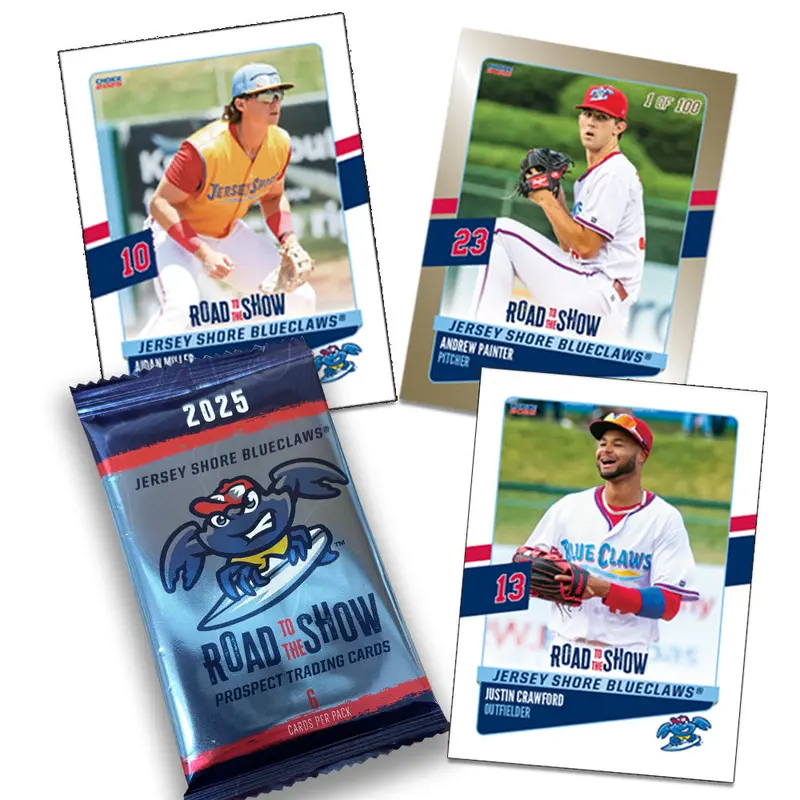 Jersey Shore BlueClaws Road to the Show Prospect Card Set