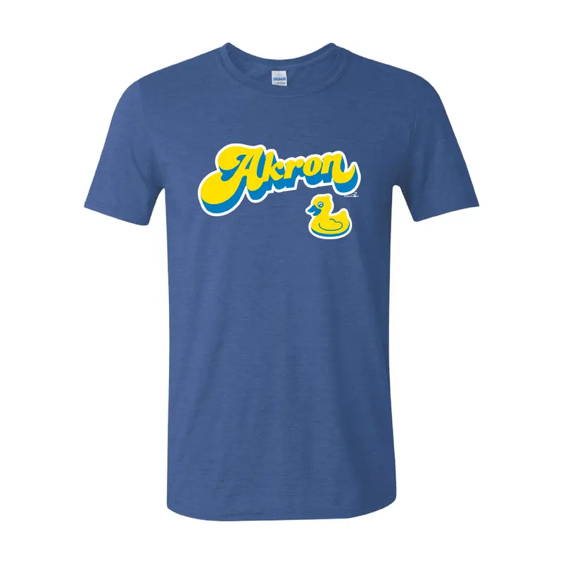 Pale Blue Fauxback tee