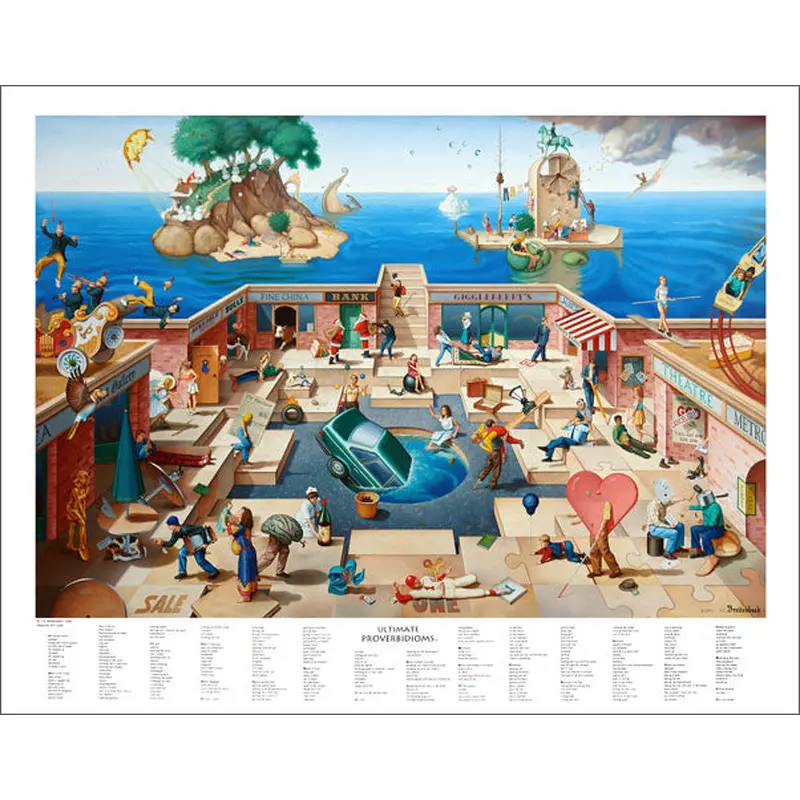 Ultimate Proverbidioms by T.E. Breitenbach Official 22x28 Poster Print