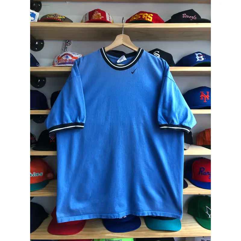 Vintage Nike Mini Swoosh Ringer Ribbed Tee Size Large