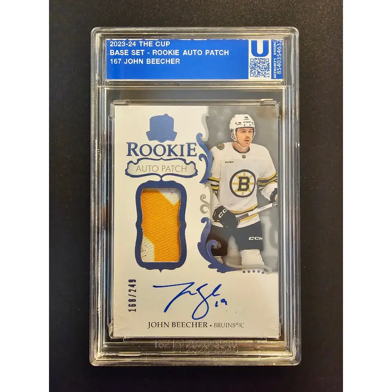 2023-24 Upper Deck The Cup RPA - John Beecher #167 /249 RC