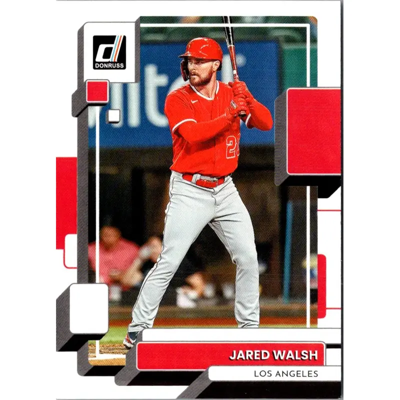 2022 Donruss Holo Red Jared Walsh #158