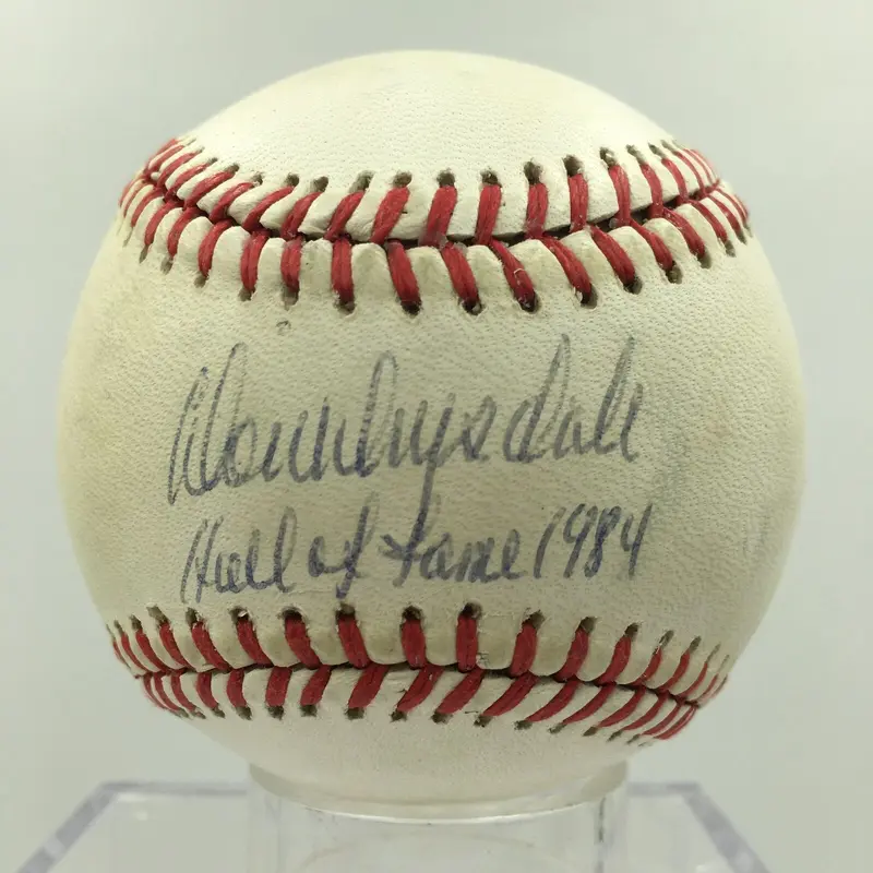 Rare Don Drysdale Hall Of Fame 1984 Single Signed NL Baseball PSA DNA COA