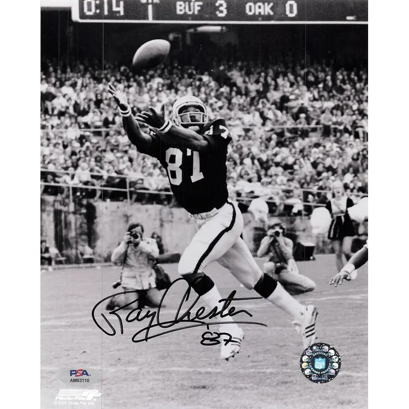 Raymond Chester signed 8x10 photo PSA/DNA Autographed