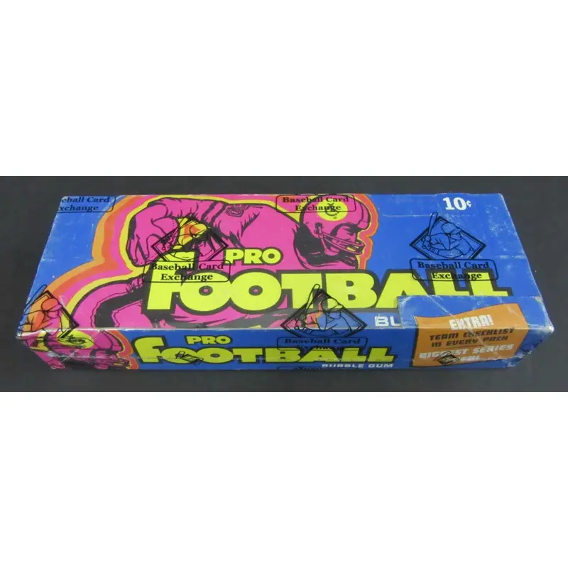 1973 Topps Football Unopened Wax Box (1972 wrappers) (BBCE)