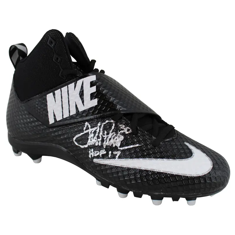 Broncos Terrell Davis "HOF 17" Authentic Signed Nike Lunarbeast Pro Cleat BAS