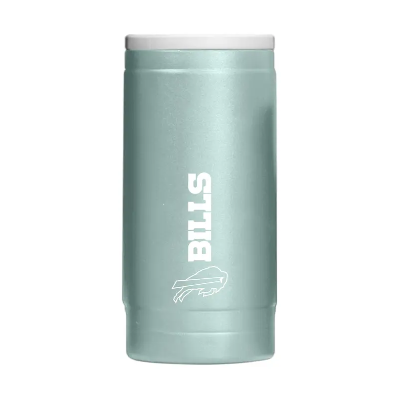 Buffalo Bills  Vertical Powder Coat Slim Can Coolie