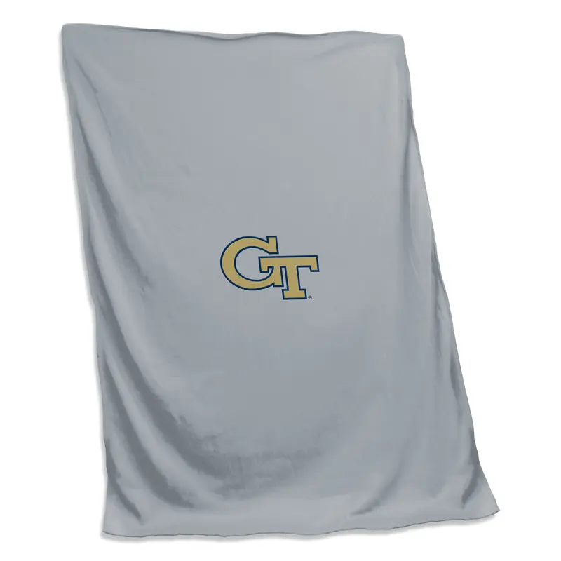 Georgia Tech Screened Sweatshirt Blanket