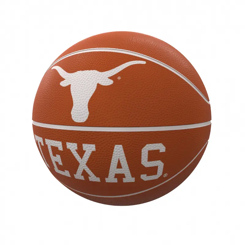 Texas Mascot Official-Size Rubber Basketball
