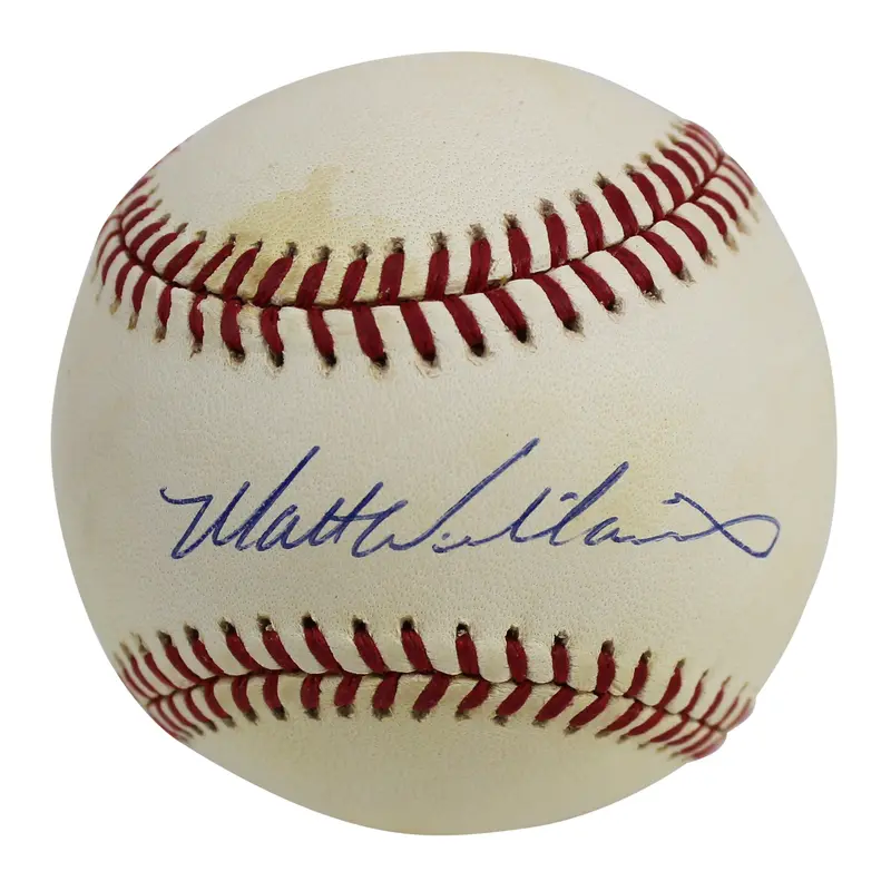 Giants Matt Williams Authentic Signed Coleman Onl Baseball BAS #H91003