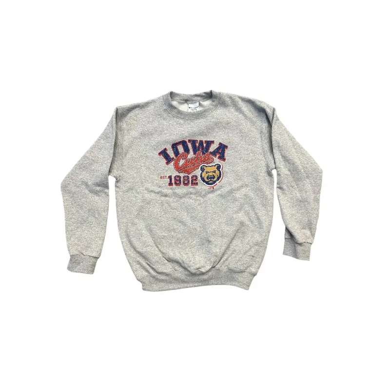 Iowa Cubs Youth Powerblend Crew