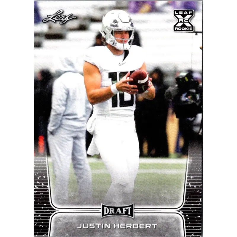 2020 Leaf Draft Justin Herbert #3