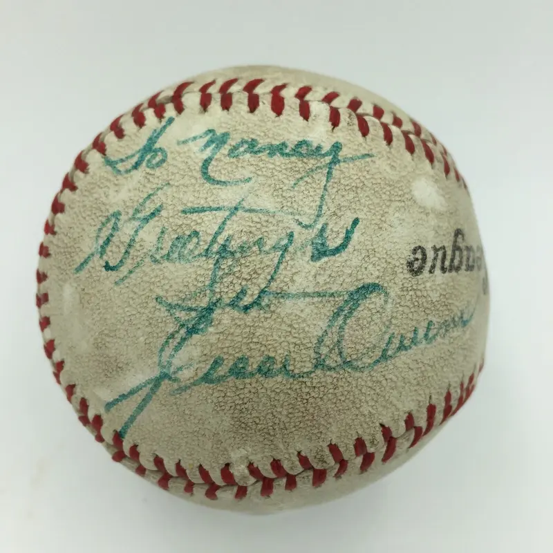 Jesse Owens Single Signed Autographed Baseball PSA DNA COA 1936 Olympics Hero