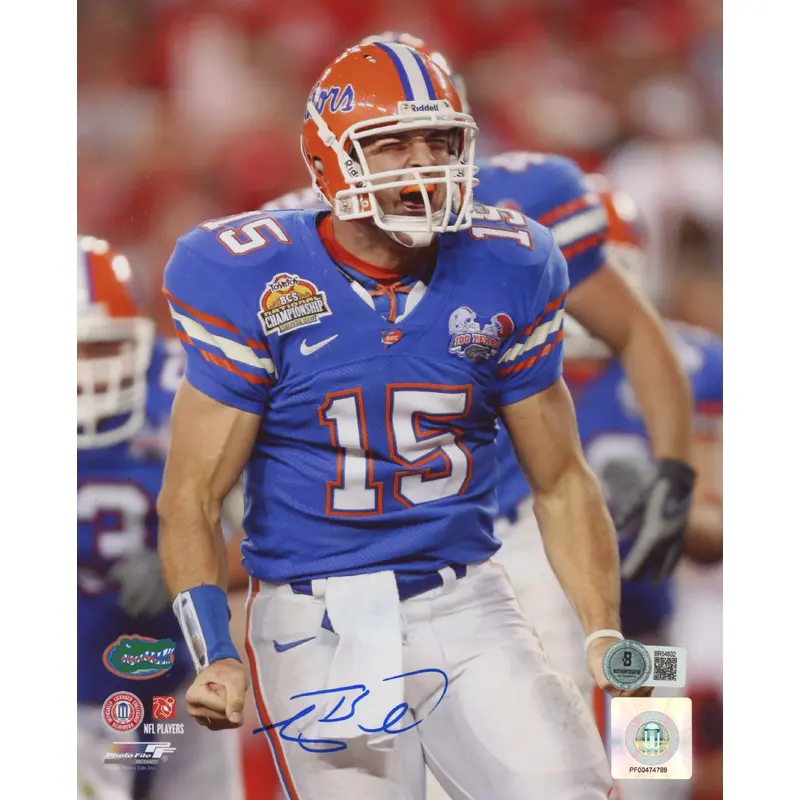 Florida Tim Tebow Authentic Signed 8x10 Photo Autographed BAS #BR54832