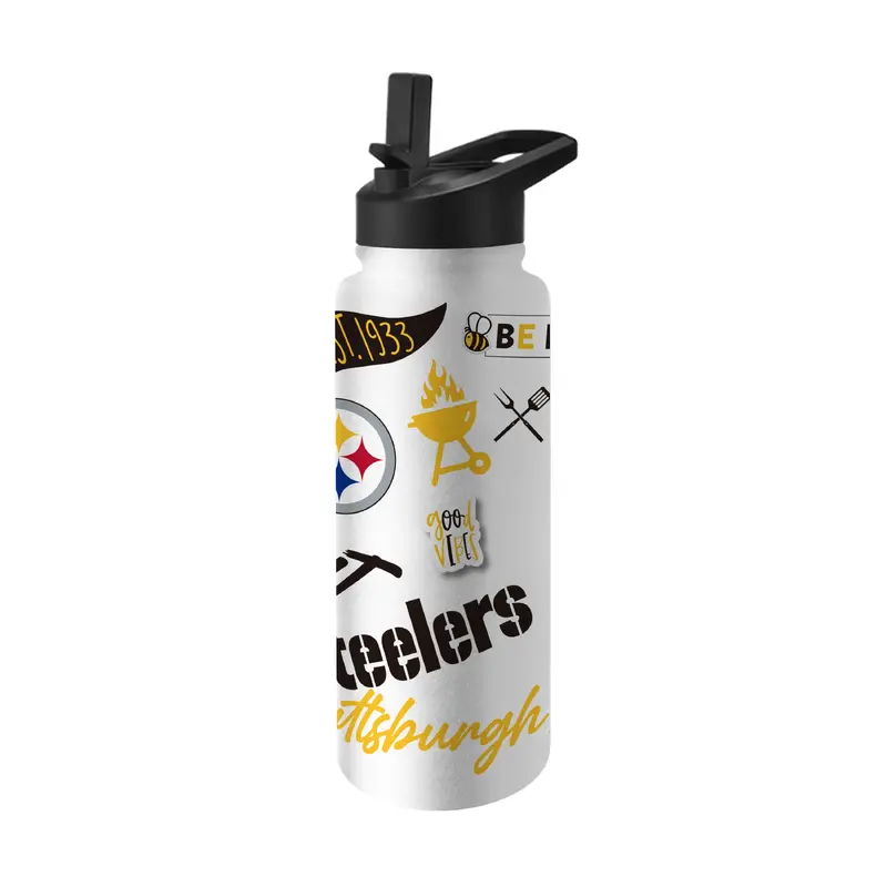 Pittsburgh Steelers 34oz Native Quencher Bottle
