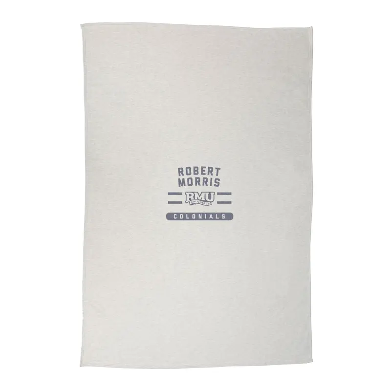 Robert Morris Sublimated Sweatshirt Blanket