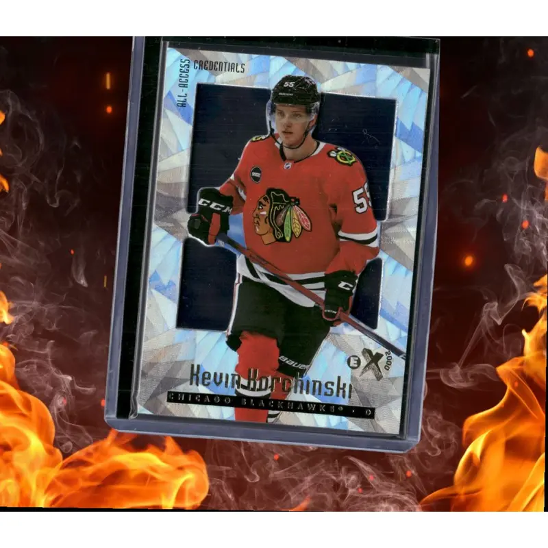 2023-24 SkyBox EX 2000 Kevin Korchinski All-Access Credentials SSP Rookie #104