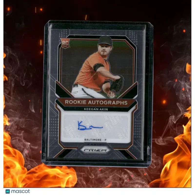 2021 Panini Prizm Baseball Keegan Akin Rookie Auto #RA-KA