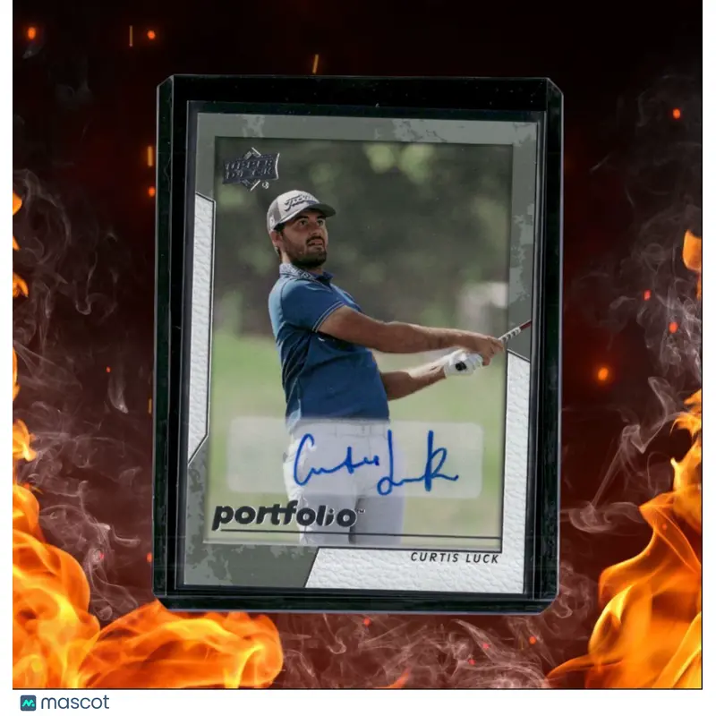 2024 Upper Deck Portfolio Curtis Luck Color Photos Auto #22