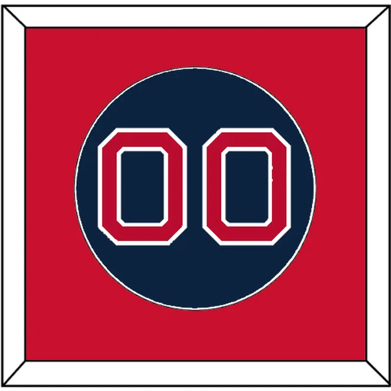 Boston Number - Alternate Road Blue - Single Mat 2