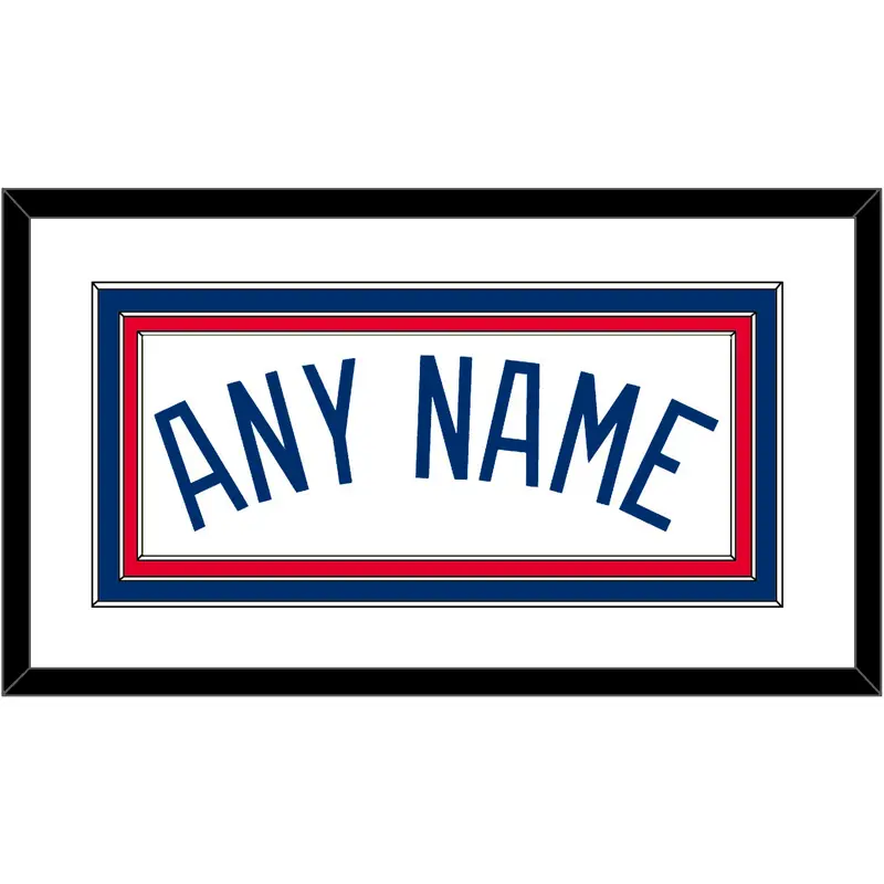 Los Angeles Name - Home White (2007-2023) - Triple Mat 1