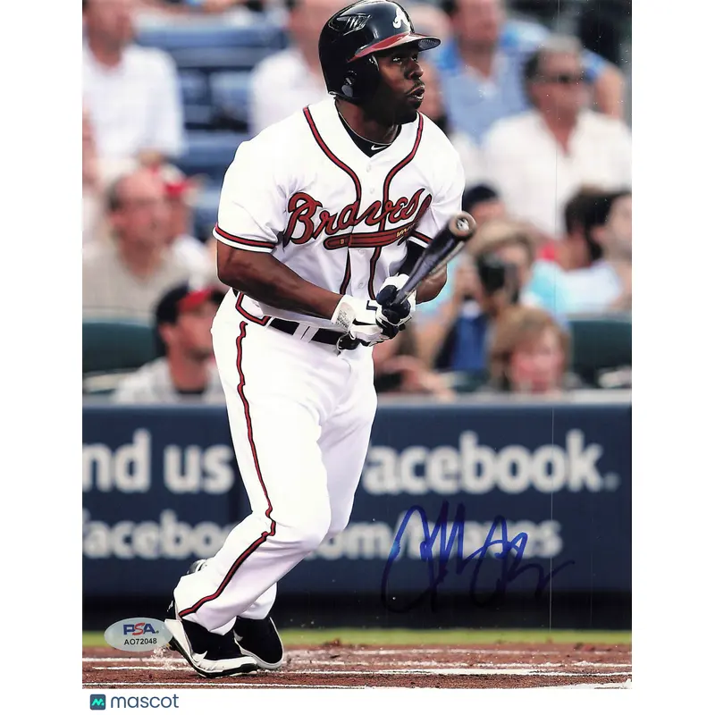 Michael Bourn Signed 8x10 Photo PSA Atlanta Braves