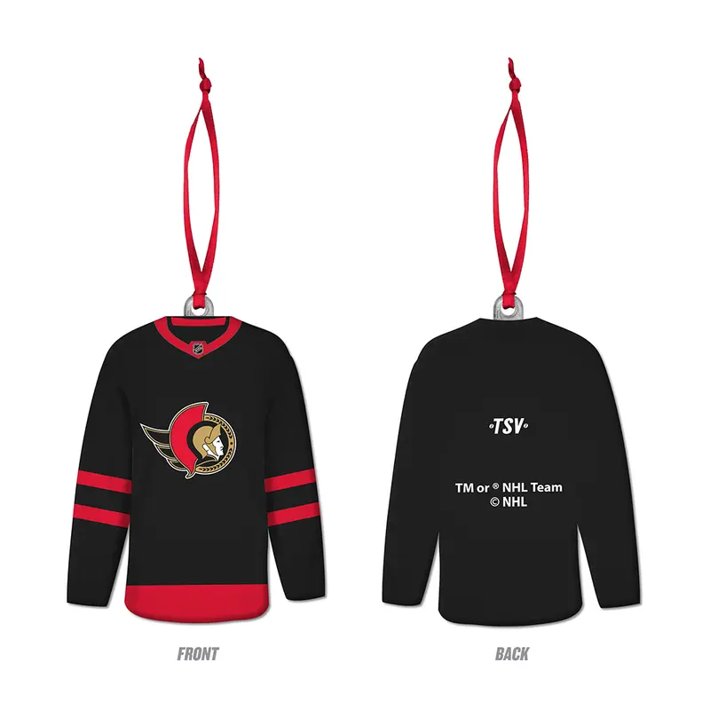 NHL Ottawa Senators New Logo Jersey Ornament