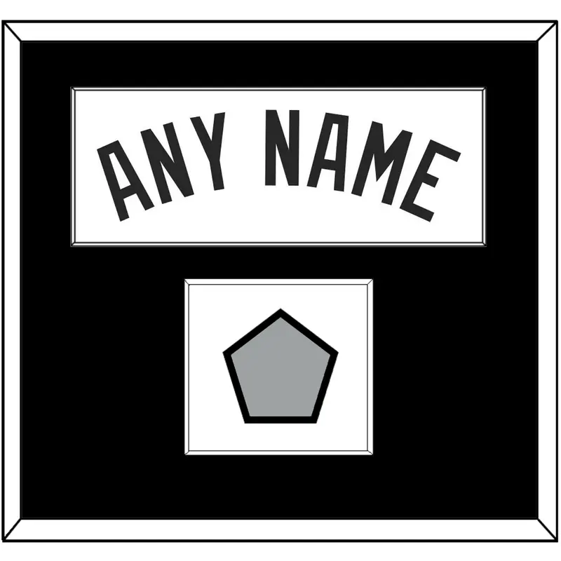 San Antonio Name & Champions Trophy Patch - Home White (2002-2017) - Single Mat 1