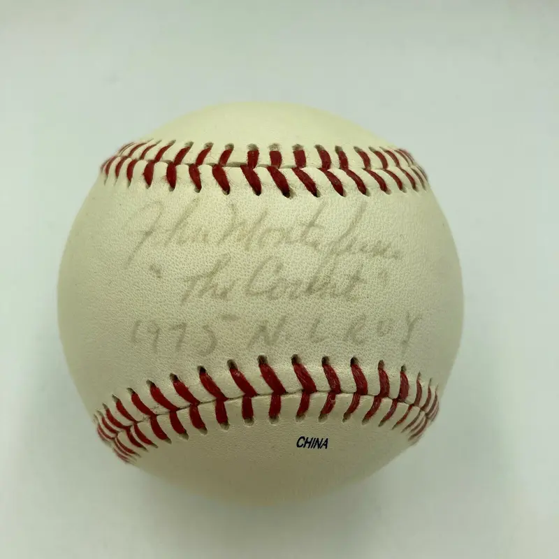 John Montefusco The Count 1975 NL ROY Signed Baseball