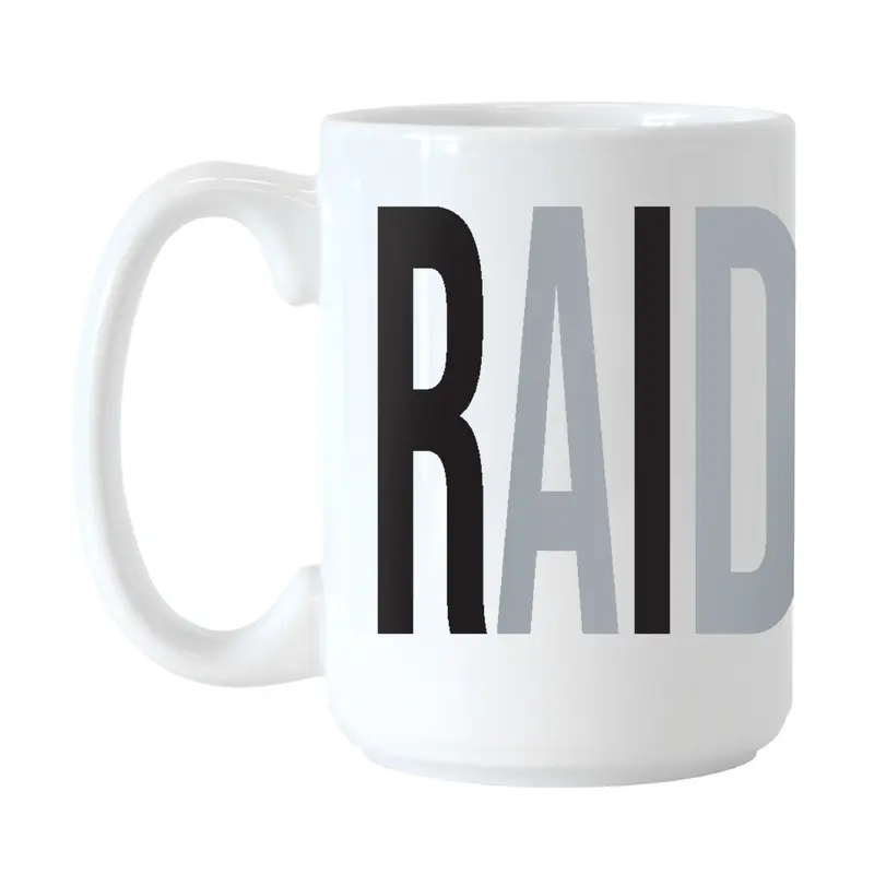 Las Vegas Raiders Wordmark 15oz Overtime Sublimated Mug