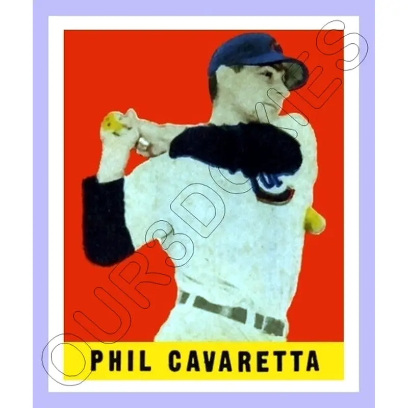 Phil Cavaretta 1948 Leaf Reproduction Card - 3857