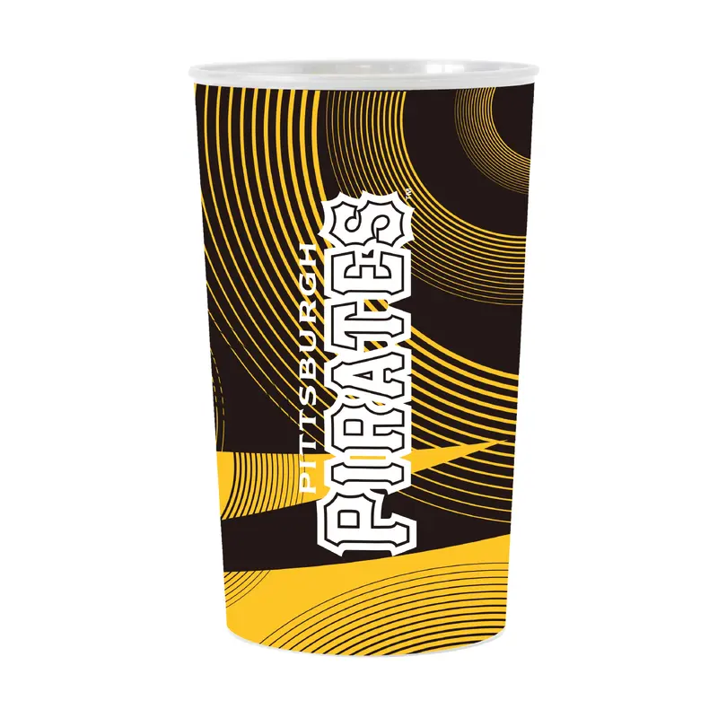 Pittsburgh Pirates 4pk Geometric 22oz Hardwall Cup