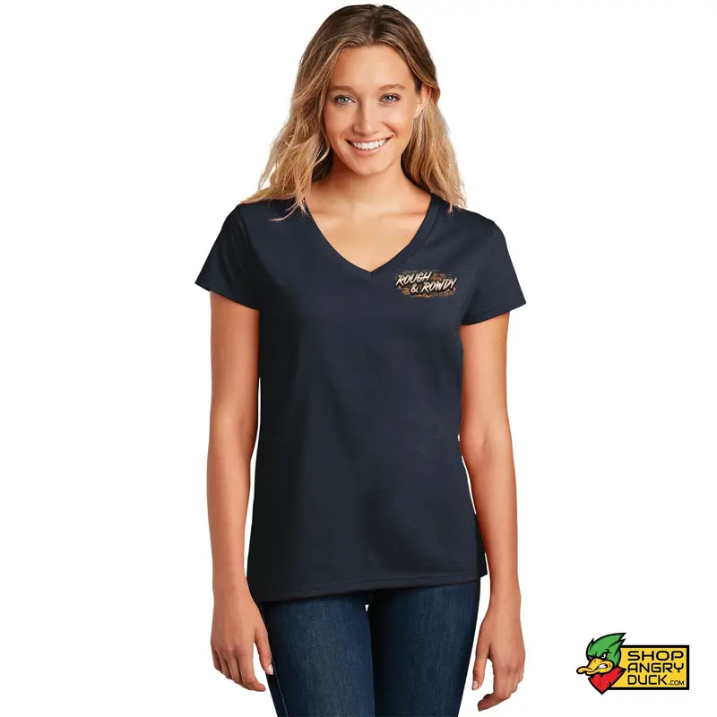 Rough and Rowdy Ladies V-Neck T-Shirt
