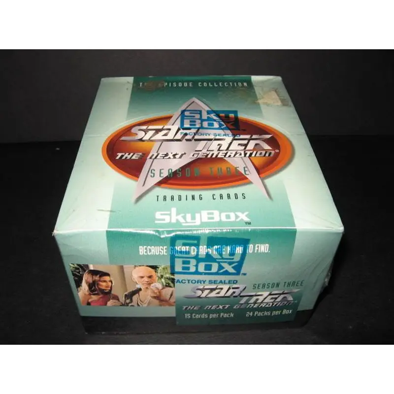 1995 Skybox Star Trek The Next Generation Season 3 Box (24/)
