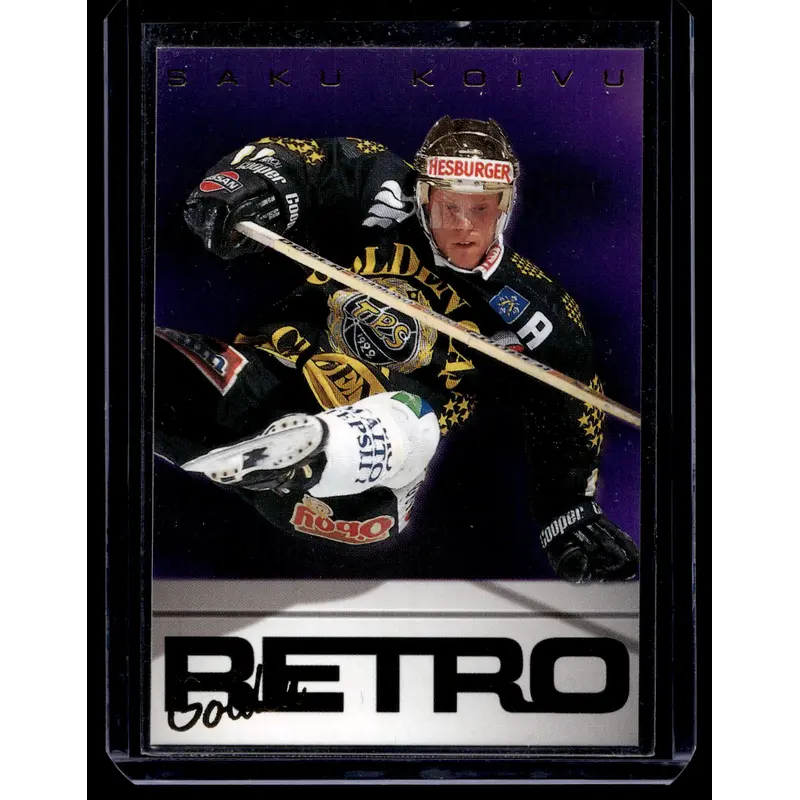 1996-97 Sisu Golden Retro Dark Purple - Saku Koivu