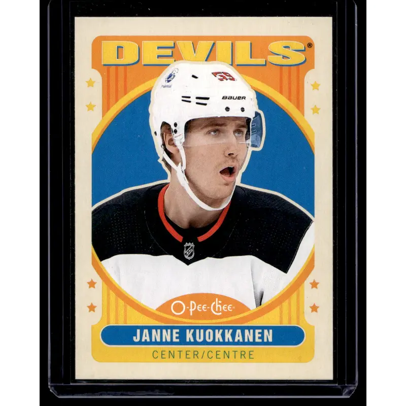 2021-22 O-Pee-Chee - Retro Blank Backs - Janne Kuokkanen #283